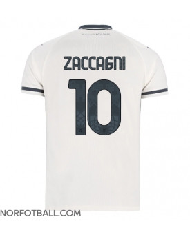 Billige Fotballdrakt Lazio Mattia Zaccagni #10 Replika Bortedrakt 2025-26 Kortermet